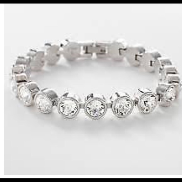 Frigid Cyan Ice Bling Swarovski Crystal Bracelet